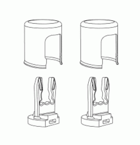 Vergrendeling + afdekkap