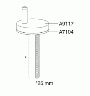 Uni-flex scharnier, topmontage
