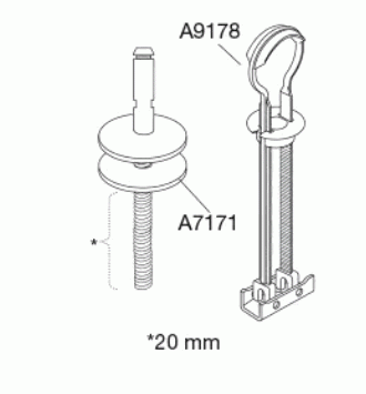 Vast scharnier, topmontage DA6999
