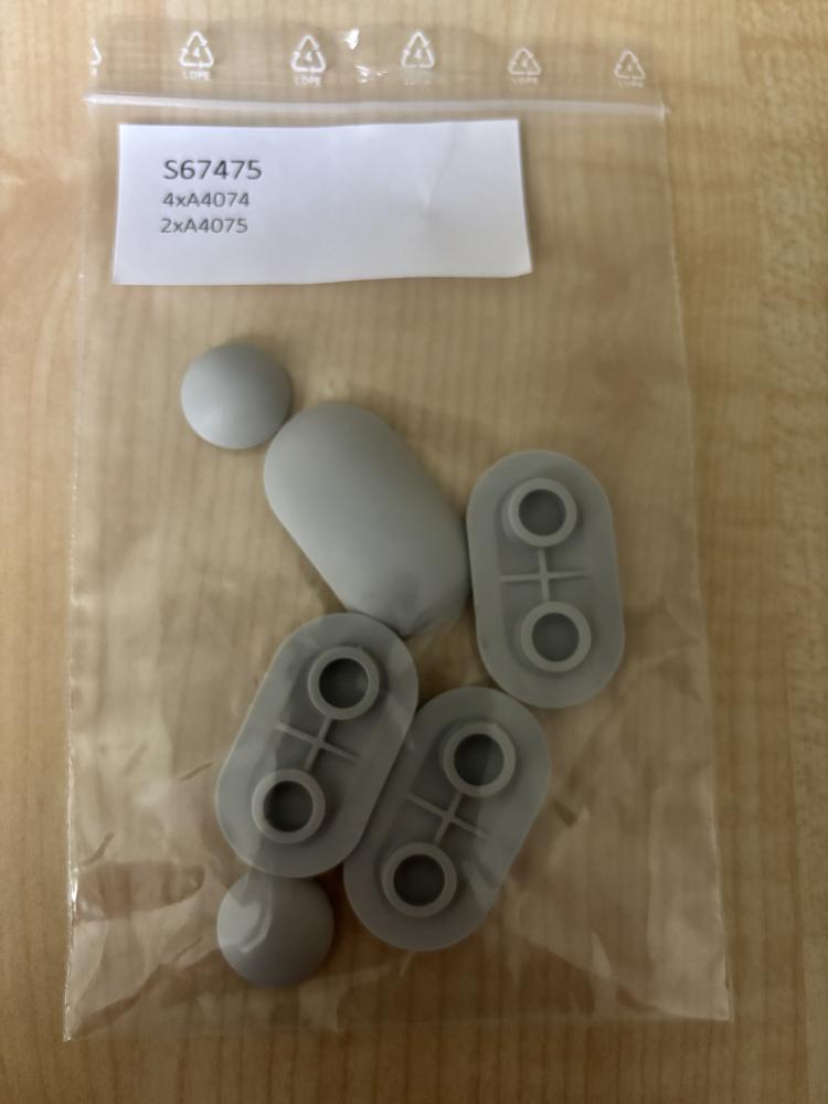 Bufferset S67475 grijs