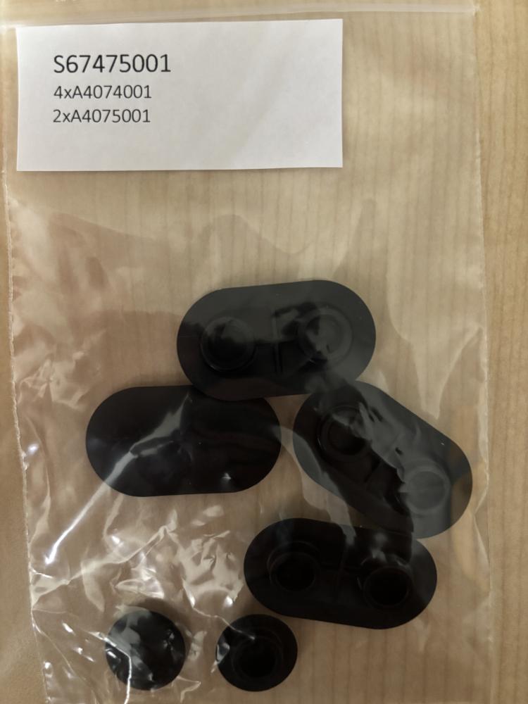 Bufferset S67475001 zwart